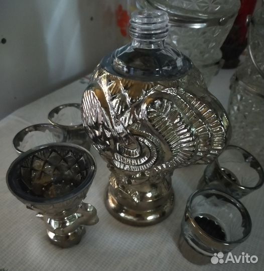 Вазы, конфетницы,графин СССР