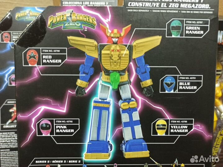 Фигурки Power Rangers Zeo Legacy Pink, Yellow, Meg