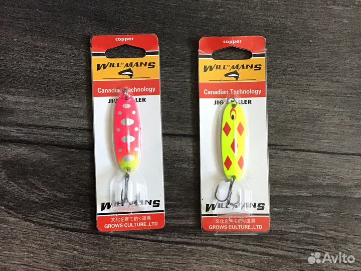 Форелевые блесна аналог Williams