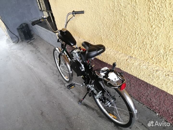 Велосипед с бензиновым мотором