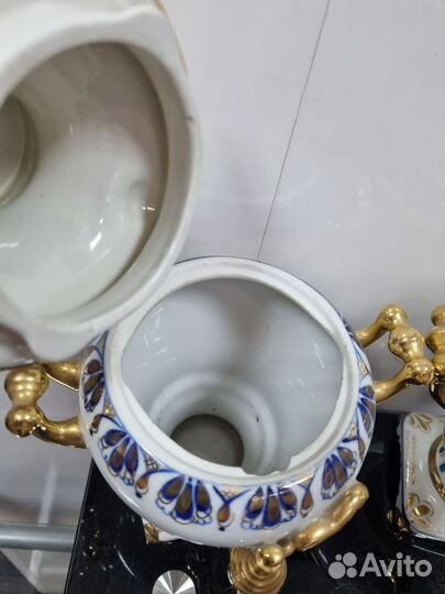 Самовары, Гжель. Без маленького чайника