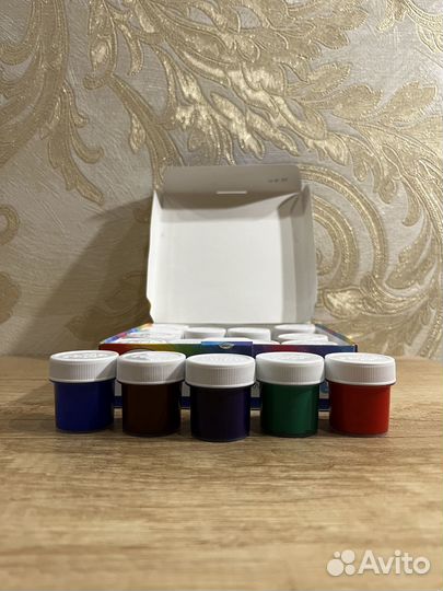 Гуашь гамма 16 цветов