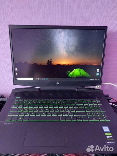 Ноутбук HP 17'3/144Hz/gtx 1660/16 озу/512ssd