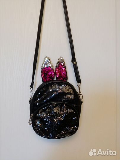 Сумочка с пайетками детская