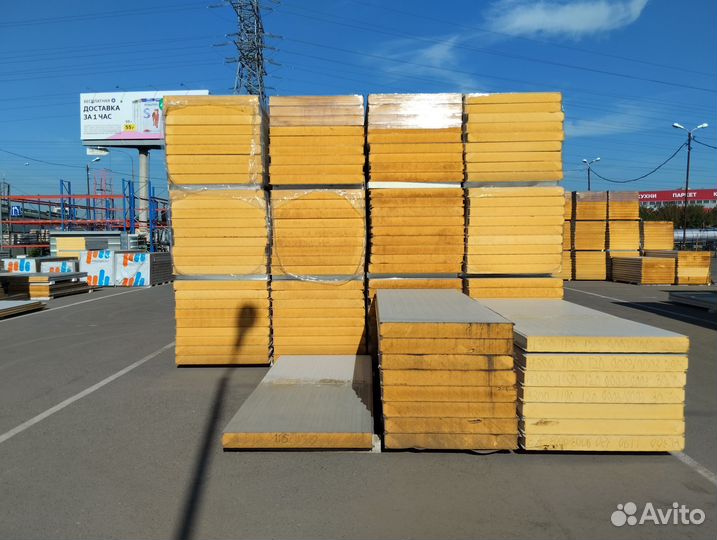 Сэндвич панели 22000м2 стена и кровля на складе