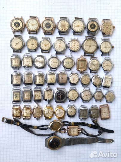 Часы женские СССР. 50 - 60 е. годы. 42 шт