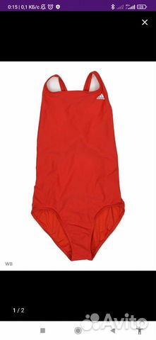 Купальник Адидас слитный для девочки 140