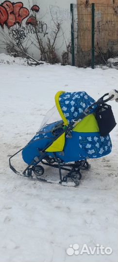 Коляска санки