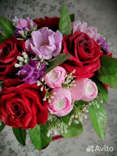 Цветы из мыла