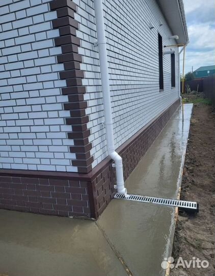 Бетонирование площадки, дорожки, заезды, отмостки