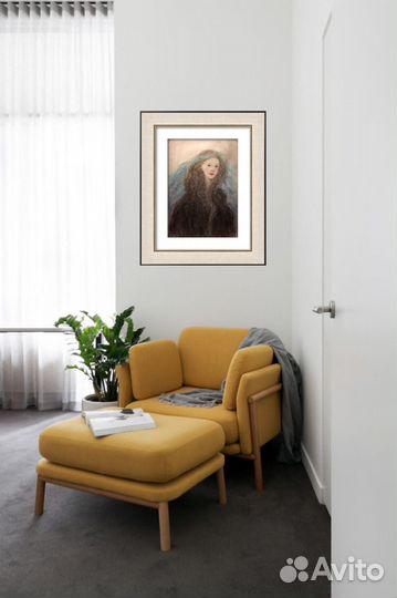 Современное искусство картина девушка