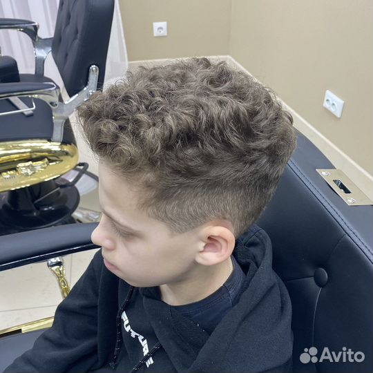 Детские стрижки, hair tattoo