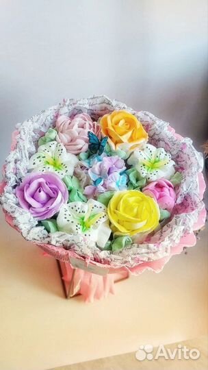 Зефирная флористика. (домашний зефир)