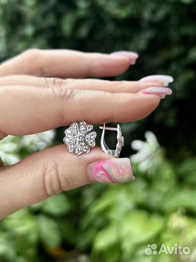 Серьги серебро 925