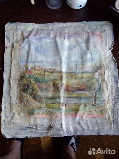 Картина маслом на холсте пейзаж