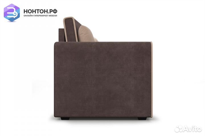 Диван выкатной Санта коричневый