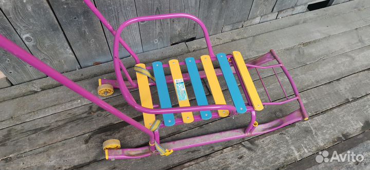 Отдам детские санки (нужен ремонт)