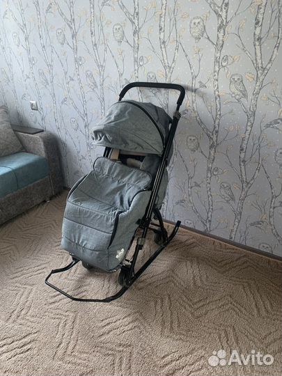 Детские санки коляска