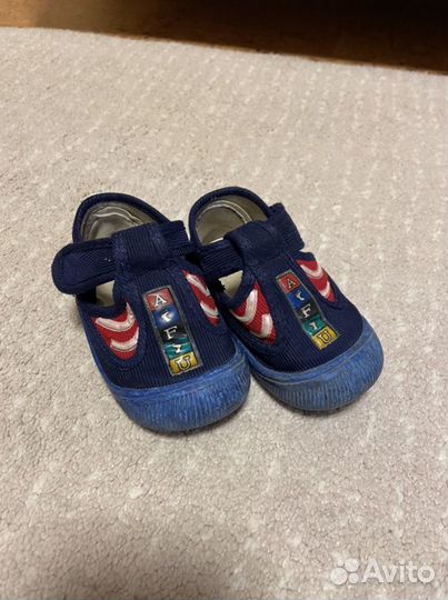 Сандали детские тряпичные