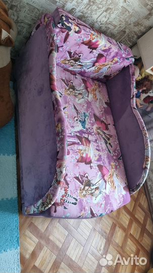 Детская кровать диван с мягкими бортиками