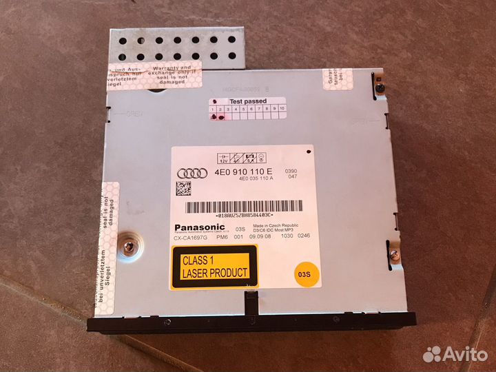 Cd чейнджер ауди 4e0910110e