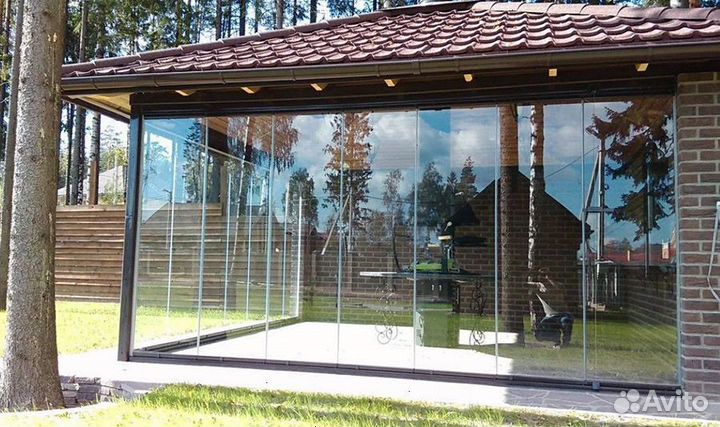 Безрамное Остекление дома