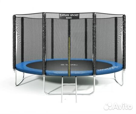Батут Atlas Sport 435 см (14ft) Basic blue