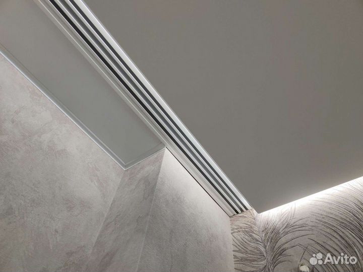 Карнизы потолочные для штор