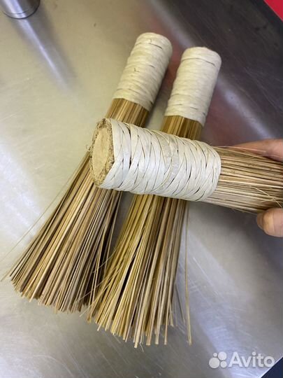 Бамбуковая щетка для вок