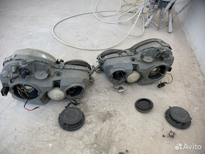 Фары на mercedes w210 рестайлинг