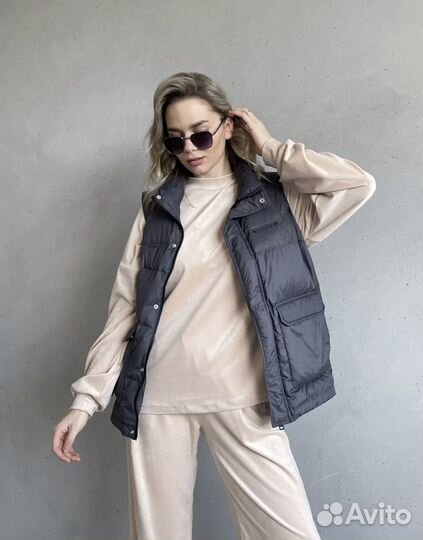 Утепленный женский костюм велюр (до 54 размера)