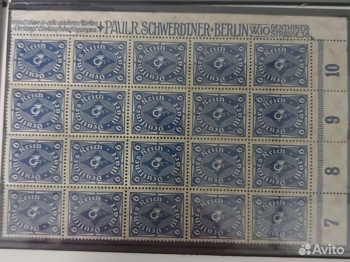 Старинные немецкие марки