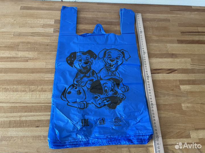 Пакеты майка Долматинцы 50шт