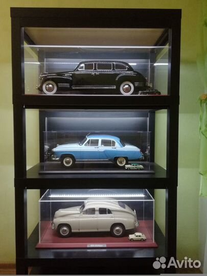 Волга М21, Победа М20, Зис 110, Deagostini 1:8