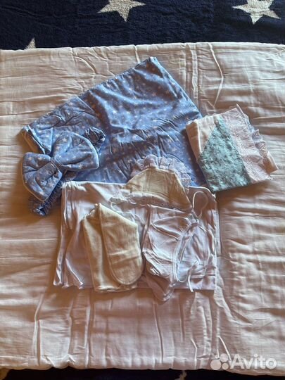 Конверт на выписку для мальчика с одеялом