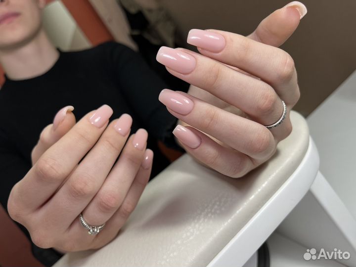 Маникюр+однотон