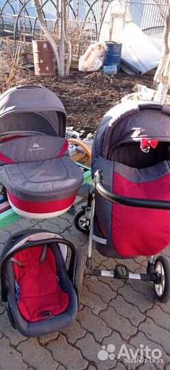 Детские коляски 3 в 1 Caretto riviera