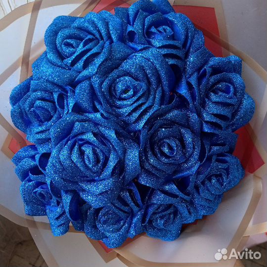 Букеты из атласных лент