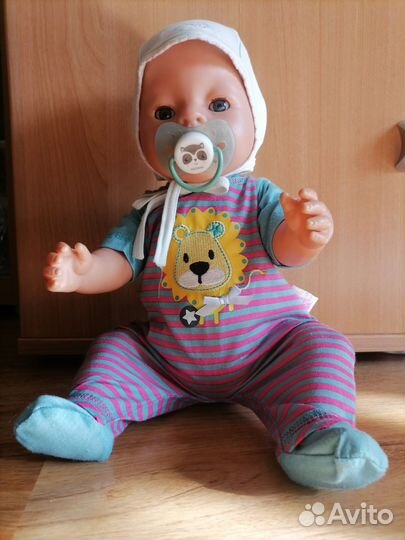 Кукла бэби Борн + одежда, коляска, переноска
