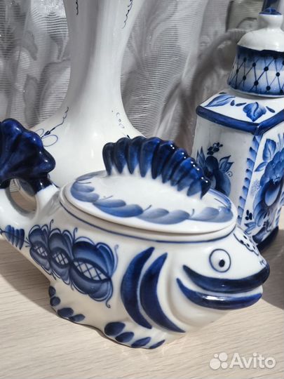 Посуда Гжель