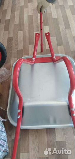 Тачка садовая двухколесная 120кг,85л,толщ.куз.0,6