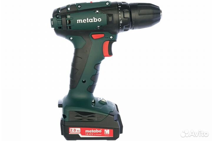 Дрель-шуруповерт Metabo BS 14.4 10мм 2.0Ah x1 Case