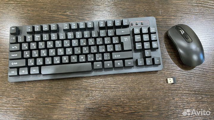 Беспроводная мышь и клавиатура Dexp