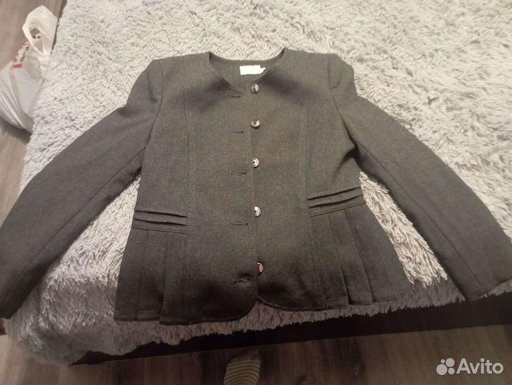 Школьная форма для девочки 146 серая