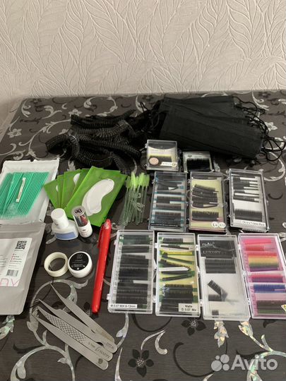 Материалы для наращивания ресниц бу