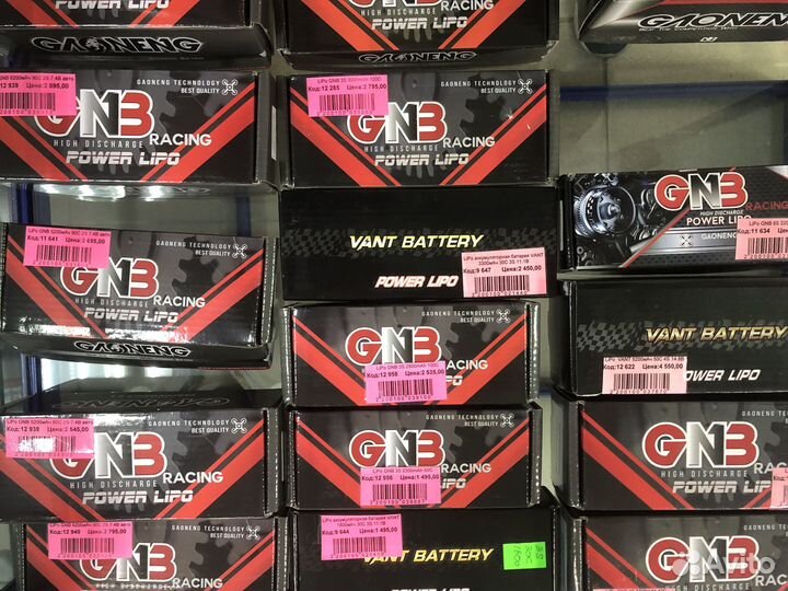 Аккумуляторы lipo 2S 3S 4S 5S 6S