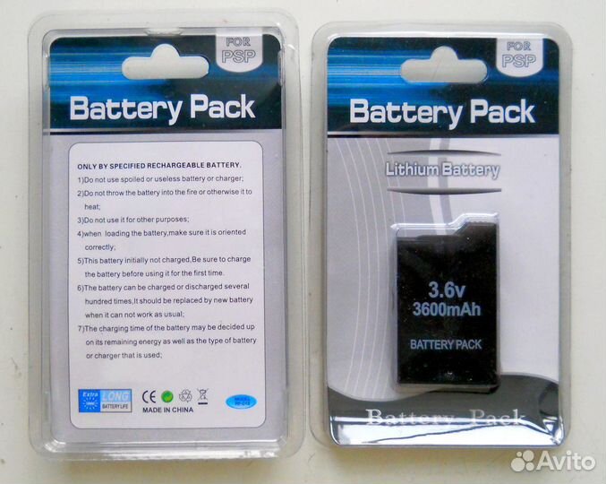 Аккумулятор Sony PSP S110