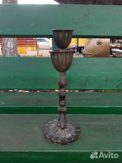 Винтажный подсвечник. Алюминий. СССР