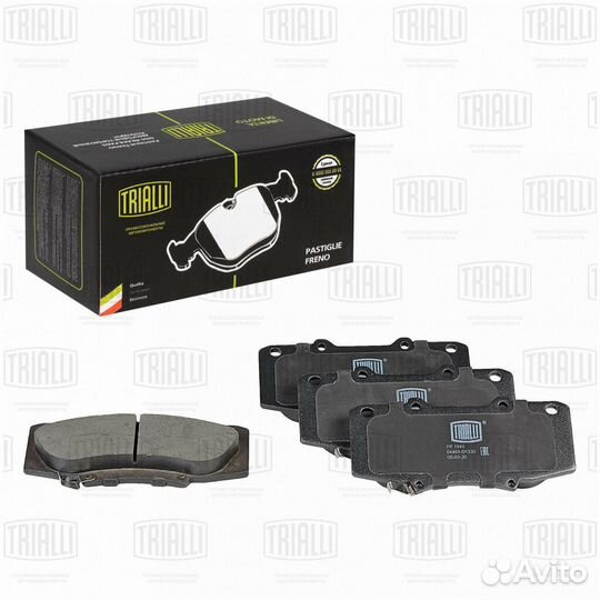 Колодки тормозные дисковые передние т/с Advics TRI