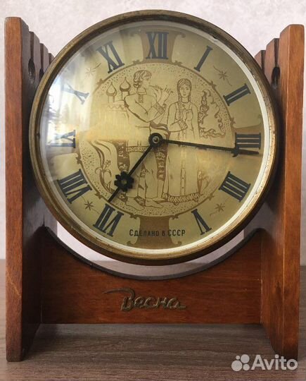 Часы настольные «Весна» нч-58 СССР